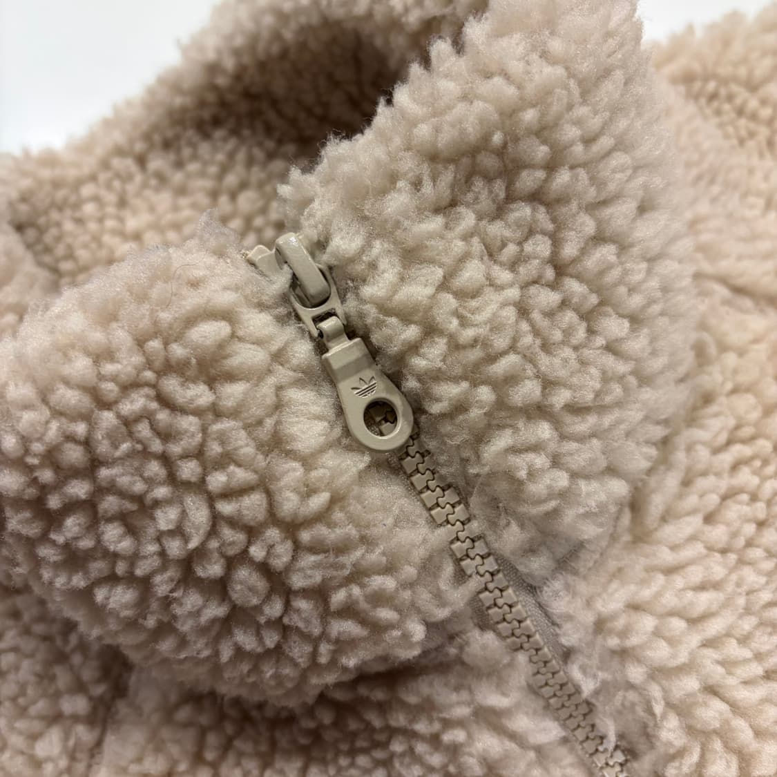 [M] 아디다스 윈터 뽀글이 플리스 하프집업 베이지 B886 상품이미지5