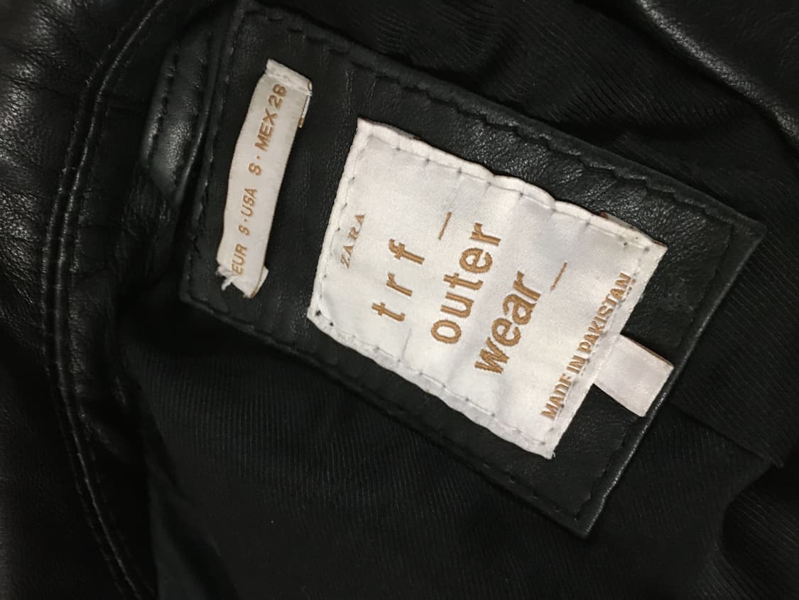 급처! 자라 양가죽 라이더자켓 상품이미지6