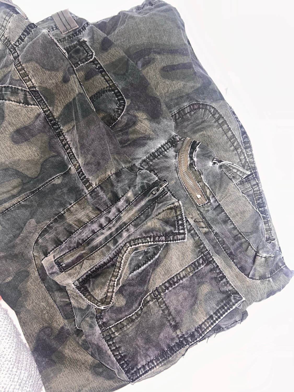 빈티지 로우웨스트 카고바지 상품이미지2