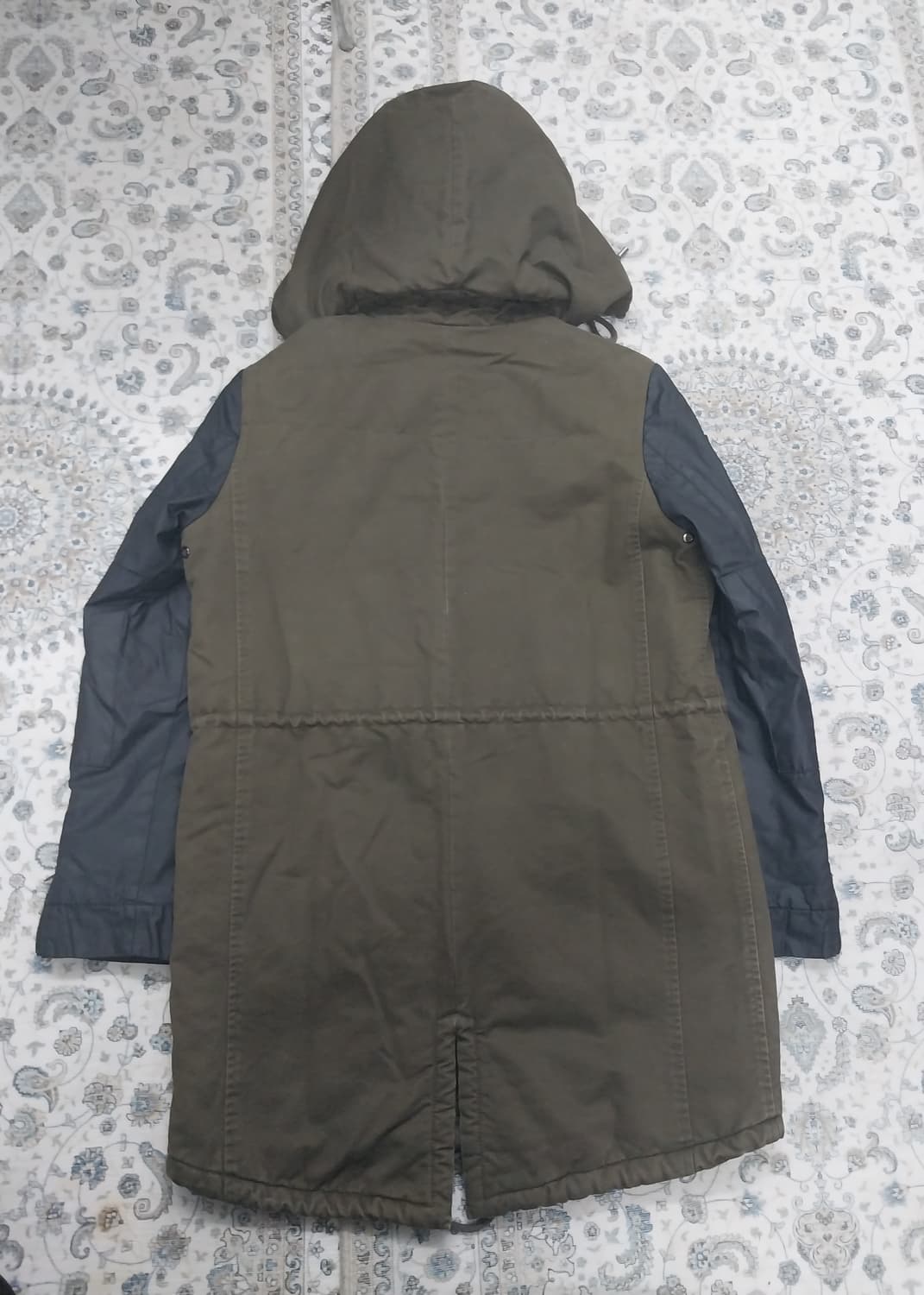 라코스테 패치 후드 부클 롱 야상 점퍼 34 (55반까지) 상품이미지4