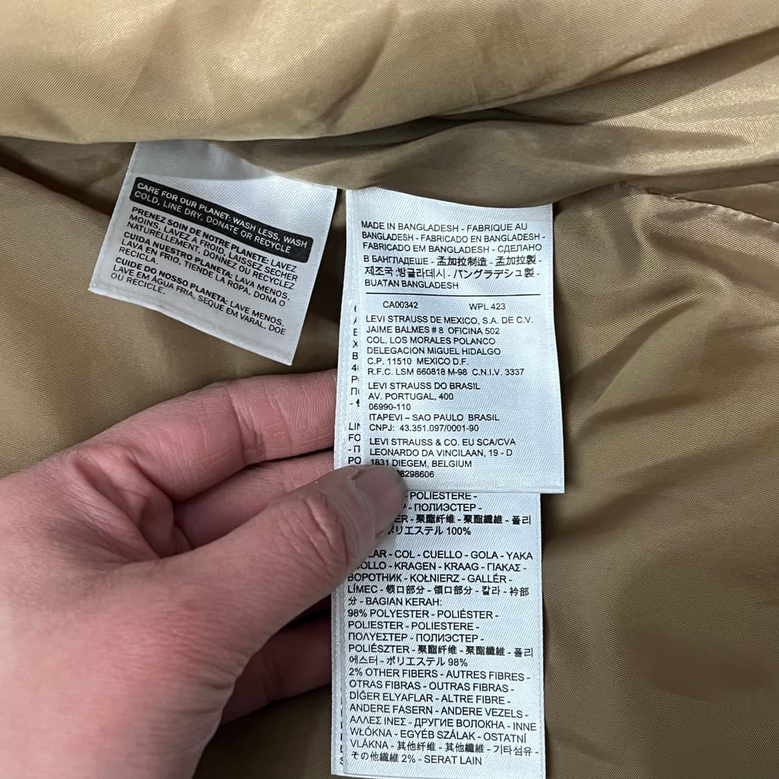 리바이스 패딩베스트 s09227 상품이미지8