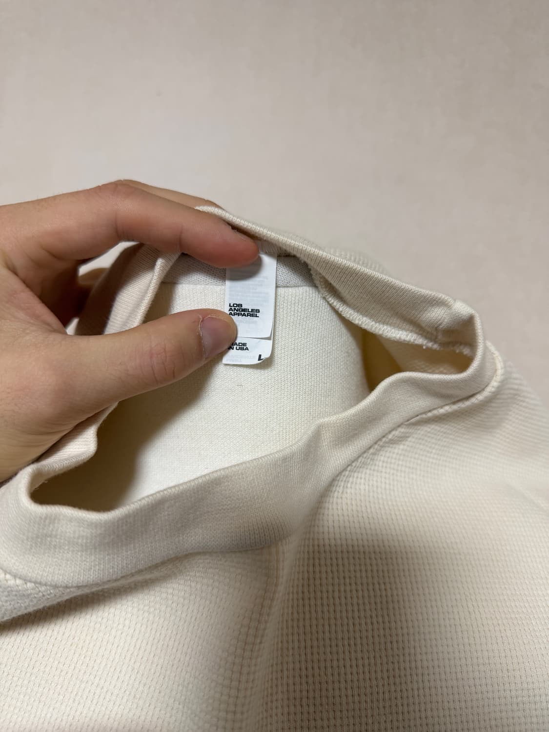 LA어패럴 헤비 Thermal 롱슬리브 크루넥 상품이미지3