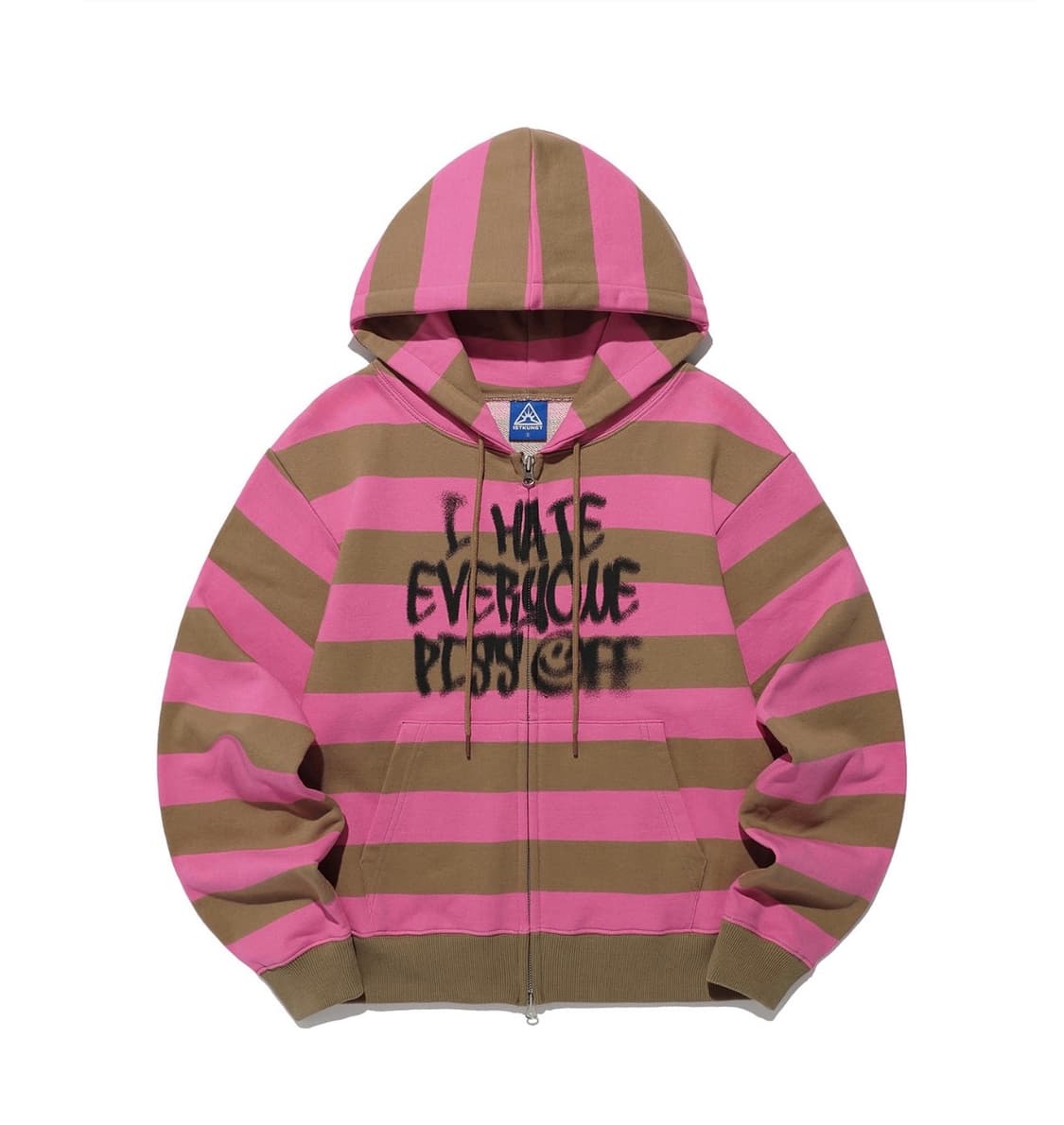 이스트 쿤스트 piss off st hood zip up_pink 상품이미지1
