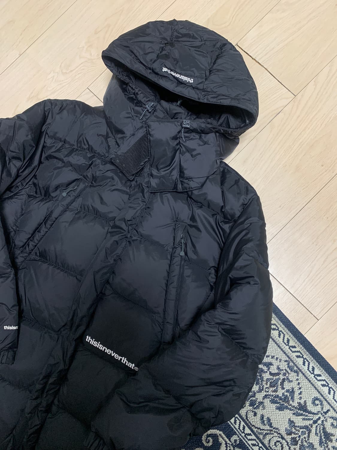 디스이즈네버댓 롱패딩 블랙 S 상품이미지2