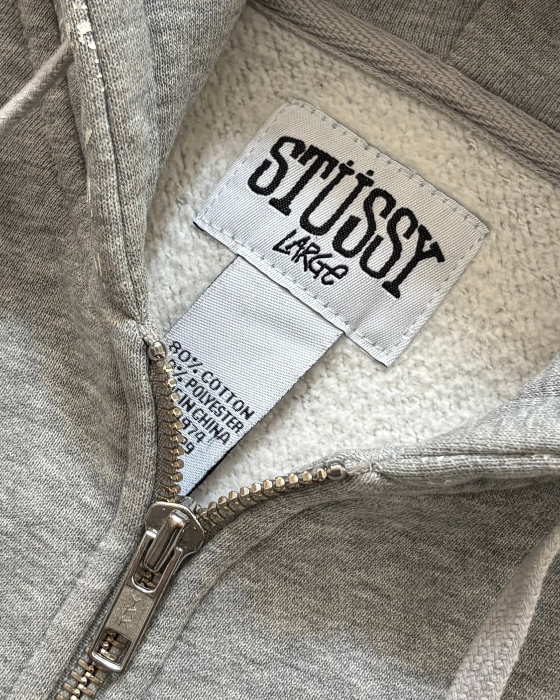 Stussy 스투시 00‘s 페이즐리 그레이 후드 집업  상품이미지7