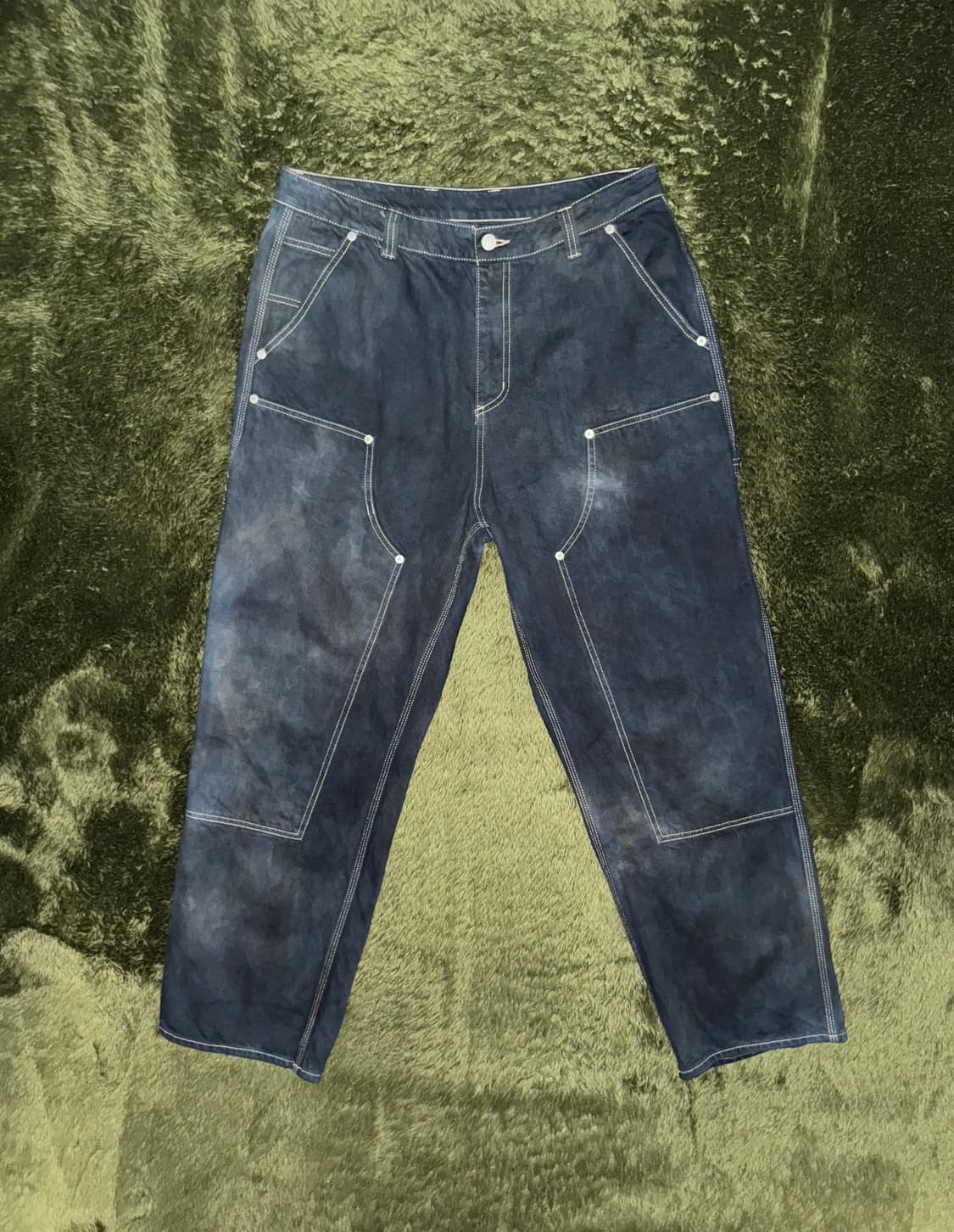 [XL] 펜필드 핸드 다잉 루즈핏 코튼 더블니 워크팬츠 상품이미지1