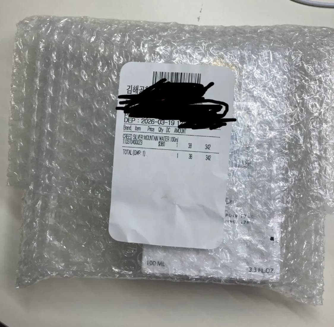 크리드 실버마운틴워터 100ml 새상품 상품이미지3