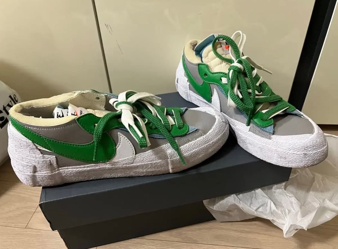 265 나이키x사카이 블레이저 로우 클래식 그린 상품이미지1