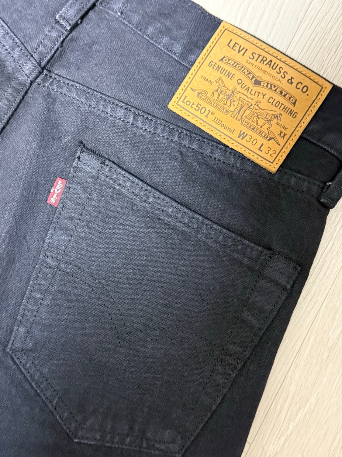 리바이스 x JJJ자운드 501 93 블랙 W30 L32 상품이미지1