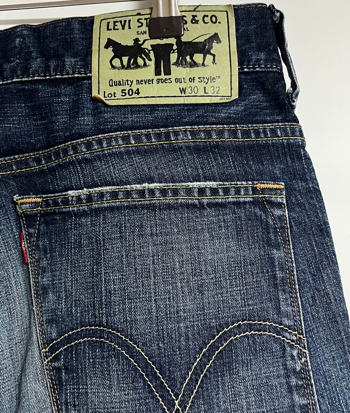 리바이스 504 스트레이트핏 데님 팬츠 청바지 30 상품이미지6