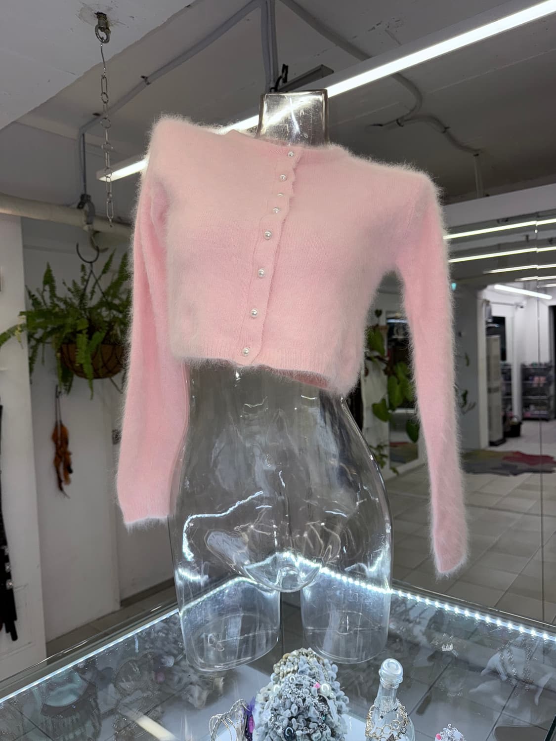 strawberry milk angora cardigan 상품이미지1