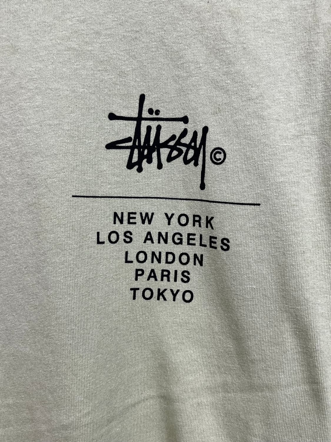 [M,실측XL]스투시 City List 반팔티 데드스탁 상품이미지3
