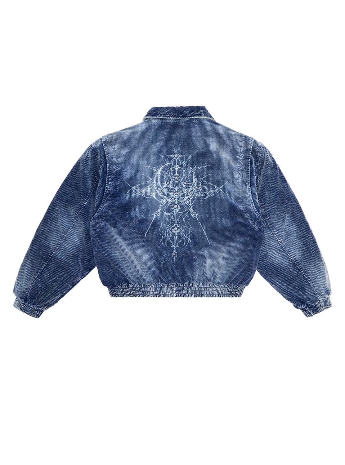 Sunwashed Embroidered Cropped Hoodie  상품이미지2