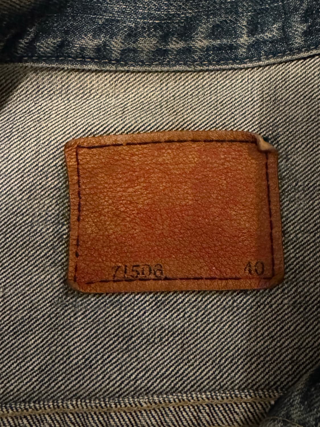 90s LVC 빈티지 리바이스 71506 1세대 데님 자켓 상품이미지5