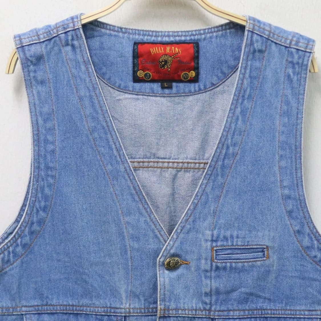 80'S BILLY JEAN 데님 베스트 64168 상품이미지3