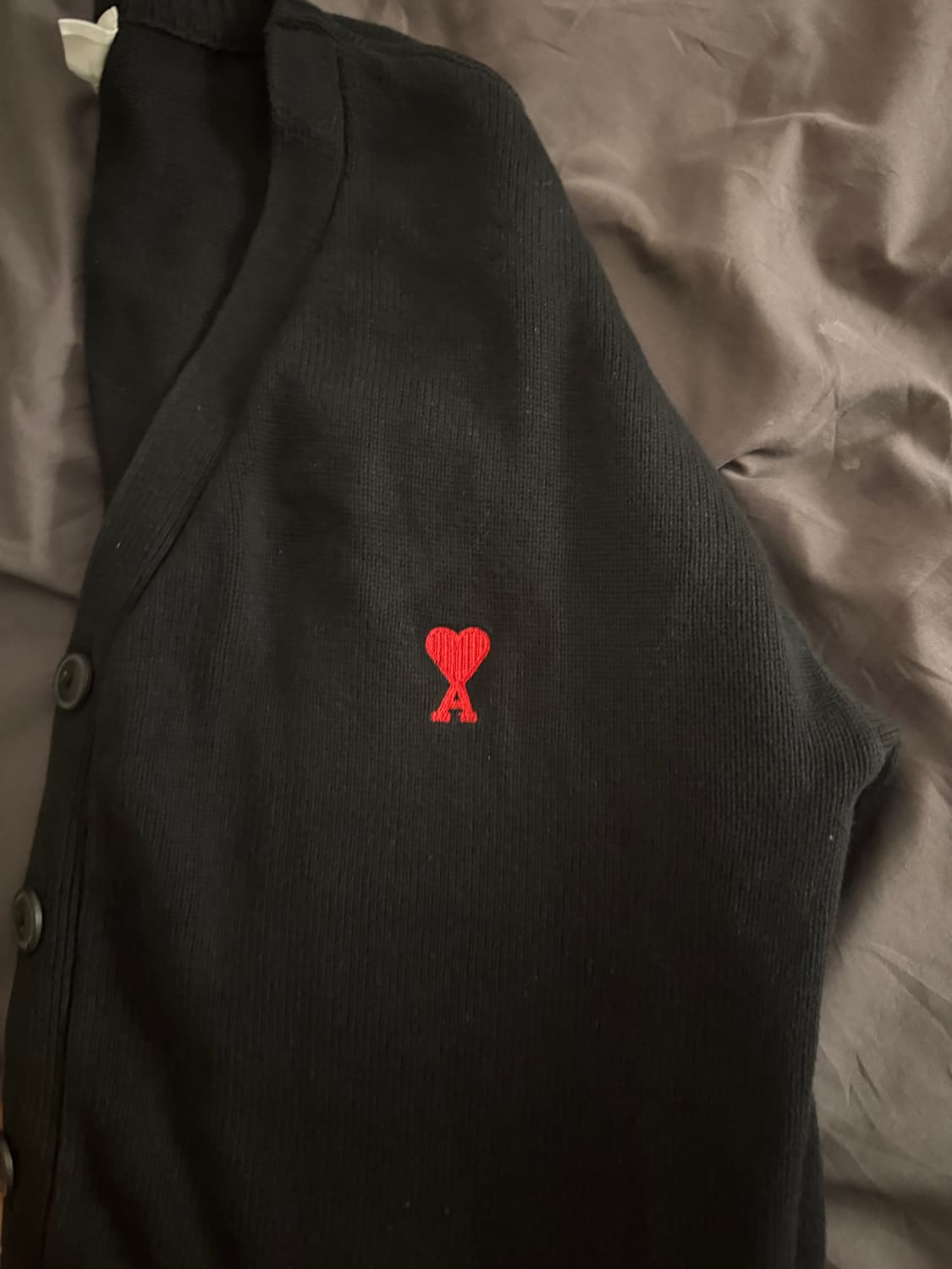 아미 스몰로고 가디건 남성용 XL 상품이미지1