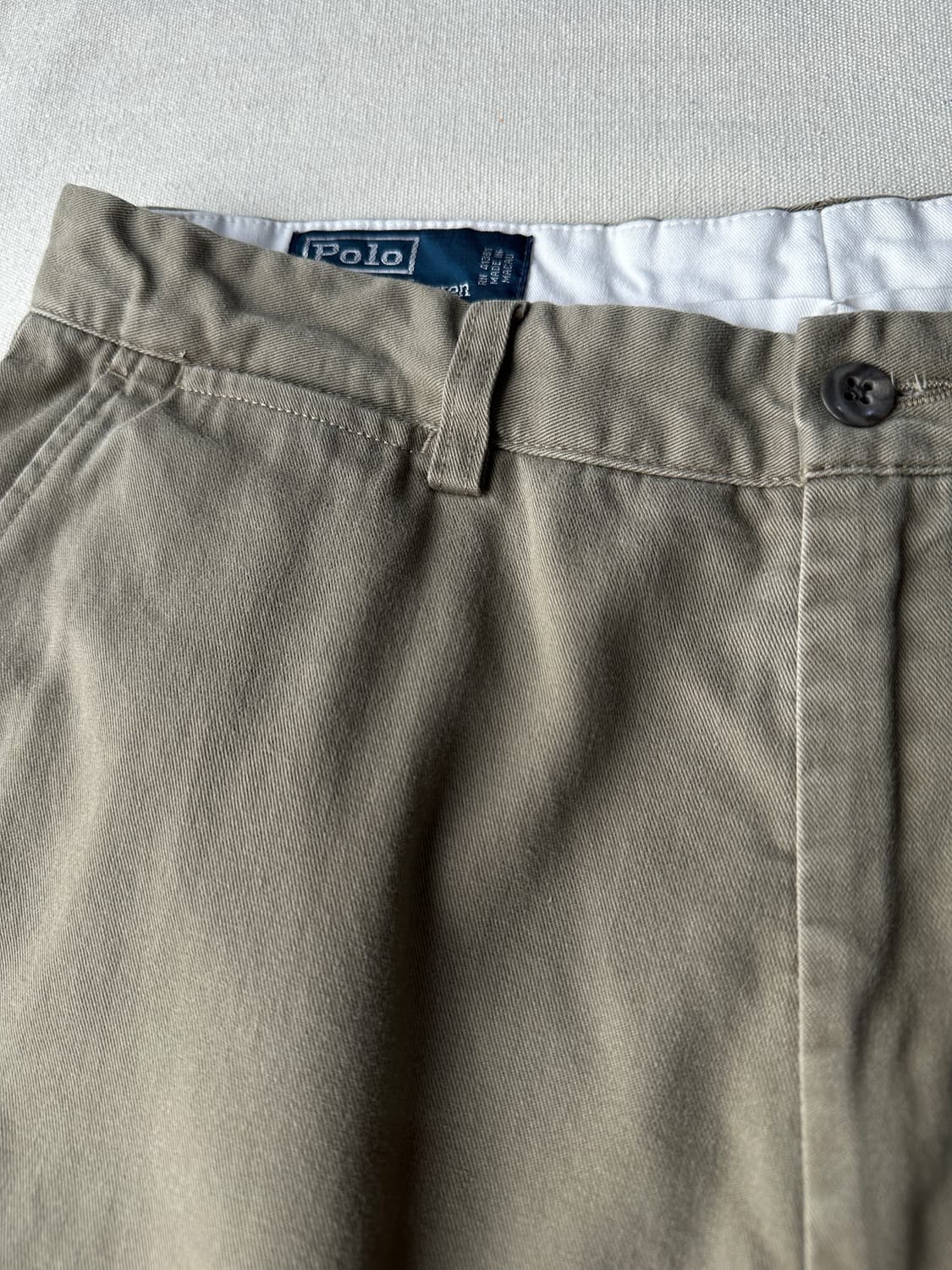 32x30 폴로 치노 팬츠 올리브그린 상품이미지7