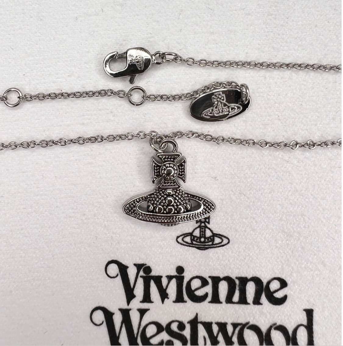 비비안웨스트우드 아카이브 도트디테일 클래식 orb 팬던트 목걸이 상품이미지6