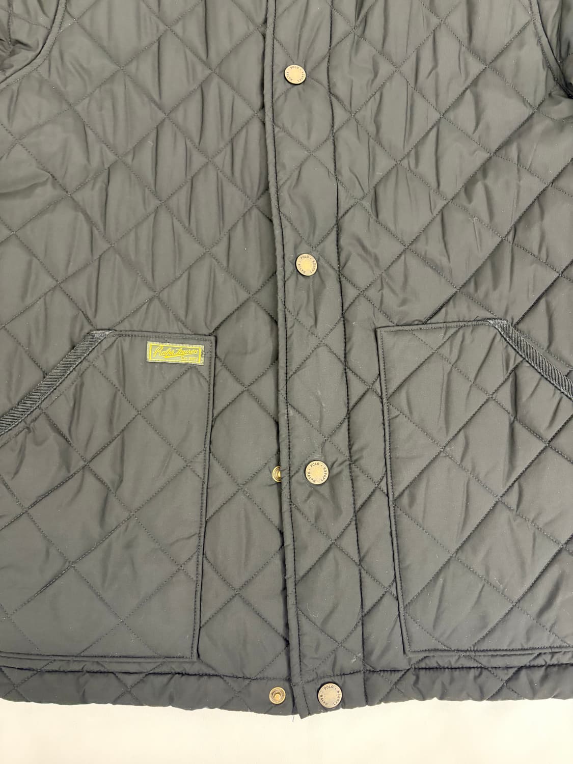 [XL 18-20] 폴로 랄프로렌 블랙 퀼팅 자켓 상품이미지4