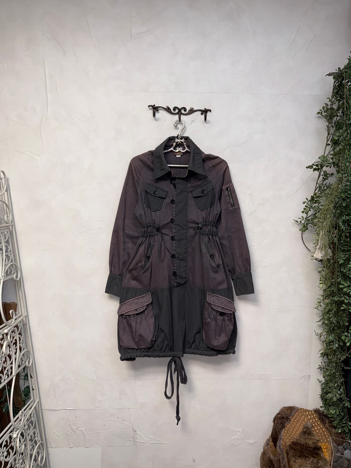 DIESEL purple shirring pocket ops 상품이미지3