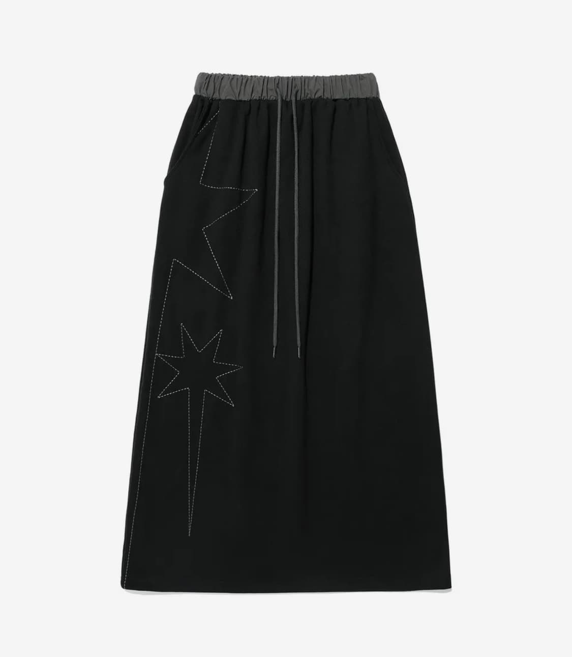 나이스고스트클럽 빅스타 로고 스웻 스커트 상품이미지1