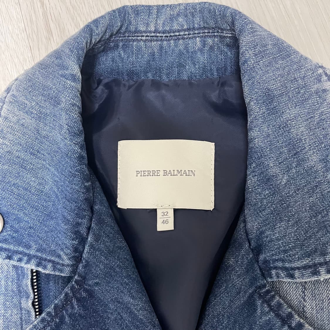 pierre balmain 피에르 발망 라이더 청재킷 상품이미지5