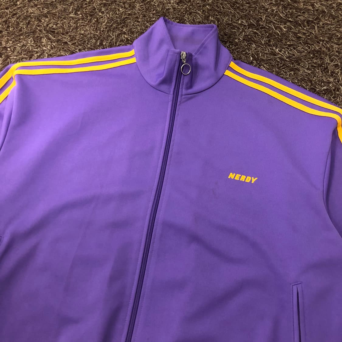 널디 퍼플 져지 트랙 자켓 상품이미지2