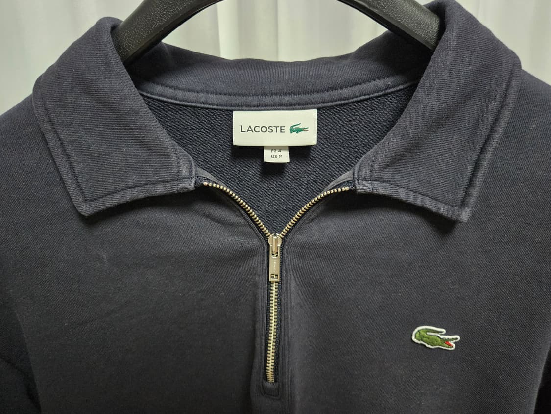 라코스테 네이비 하프집업 맨투맨 (사이즈 100) 상품이미지3