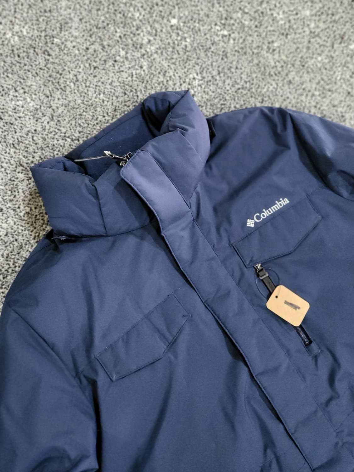 컬럼비아 네이비 패딩 점퍼 상품이미지2