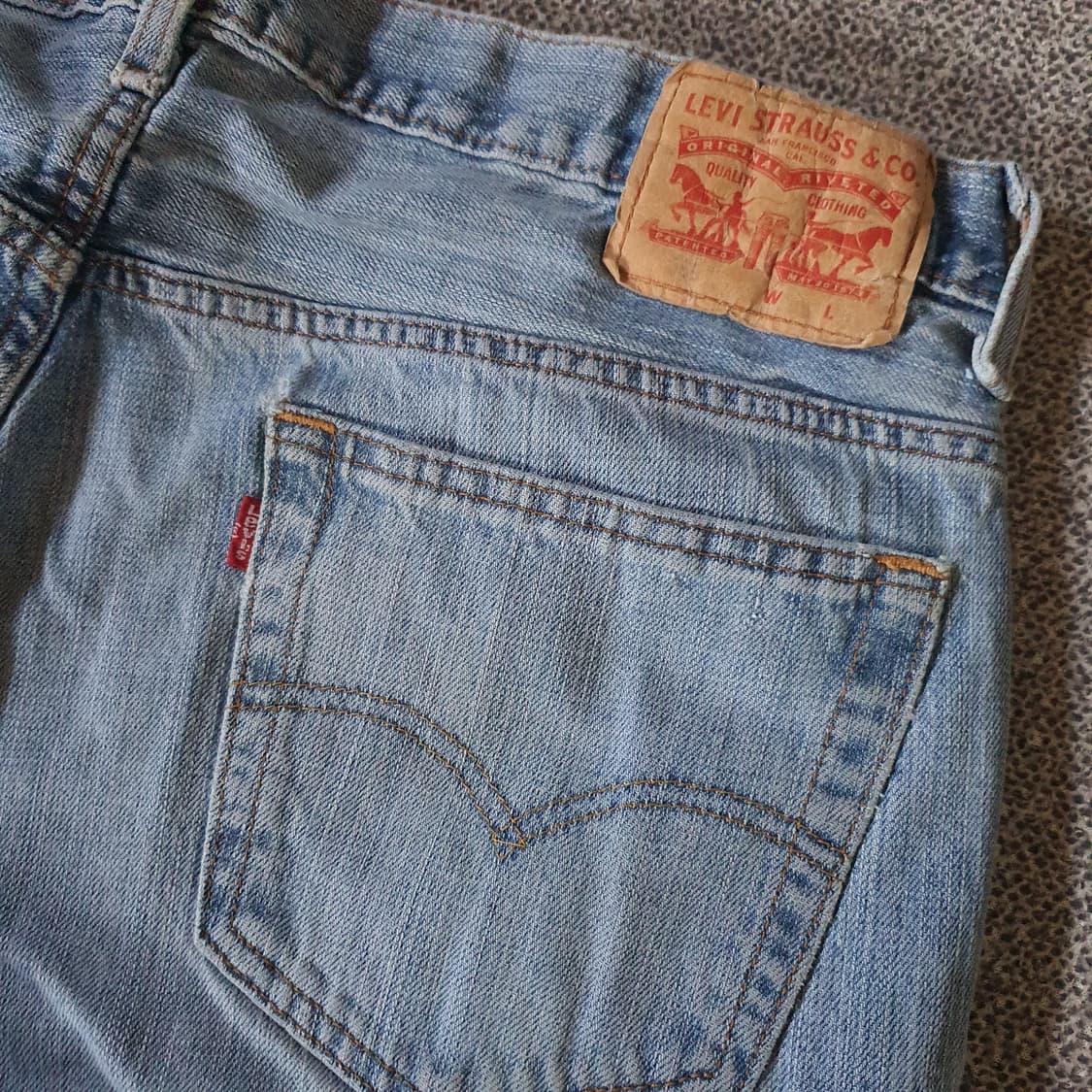 리바이스 569 빈티지  데님 팬츠 No.32 상품이미지9