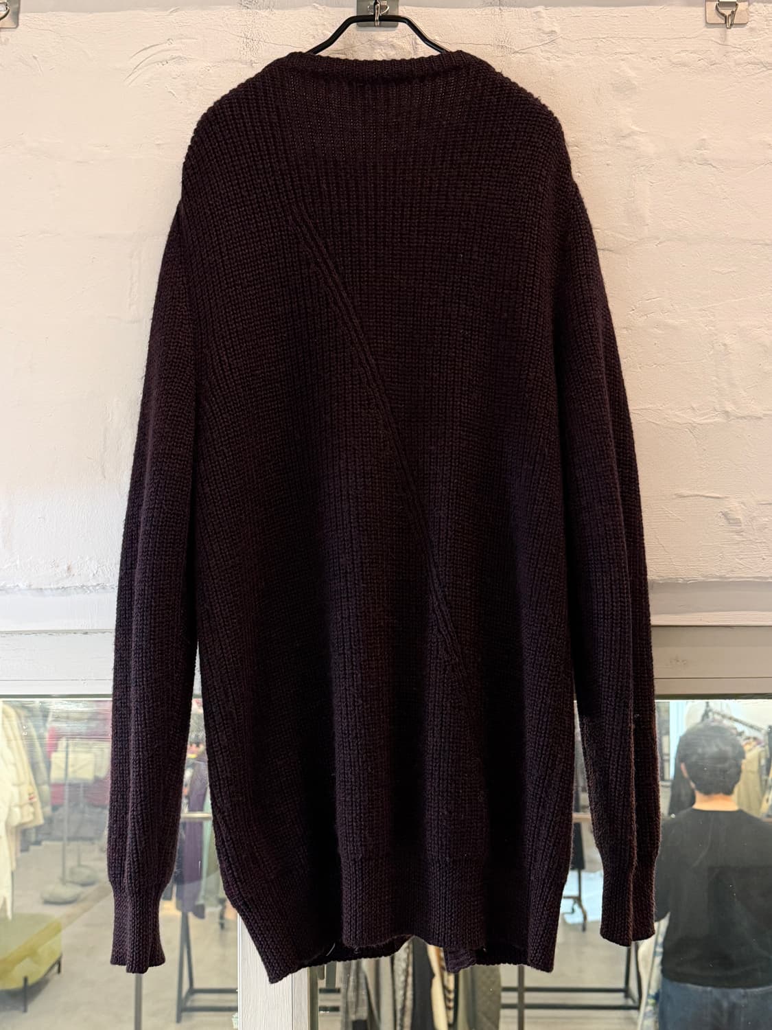 Lanvin 랑방 맨즈 퍼플 롱 가디건 XL 상품이미지7