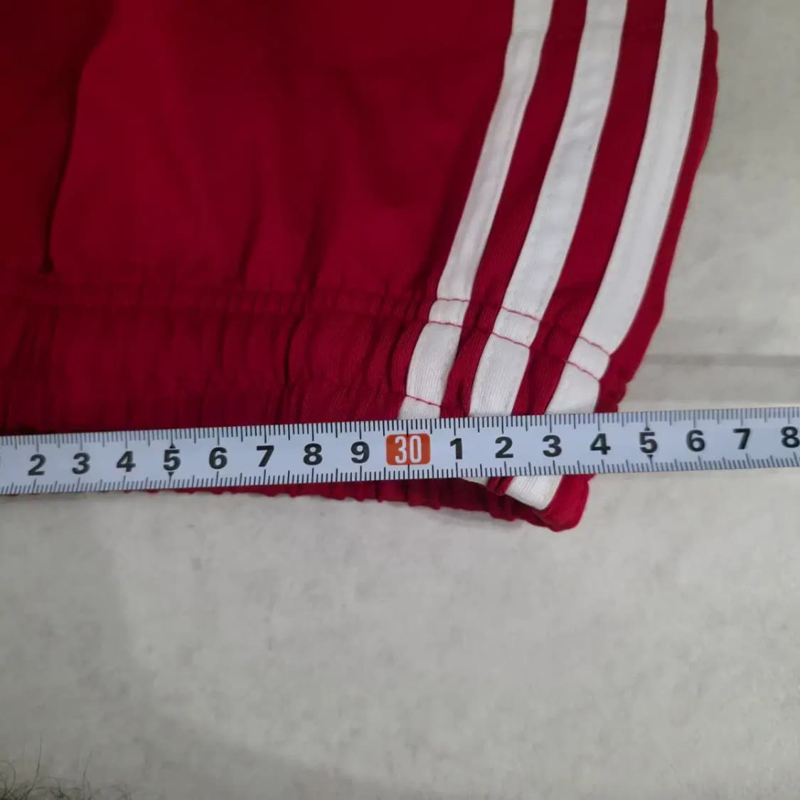 아디다스 빨간색 트레이닝 반바지 XL 상품이미지7