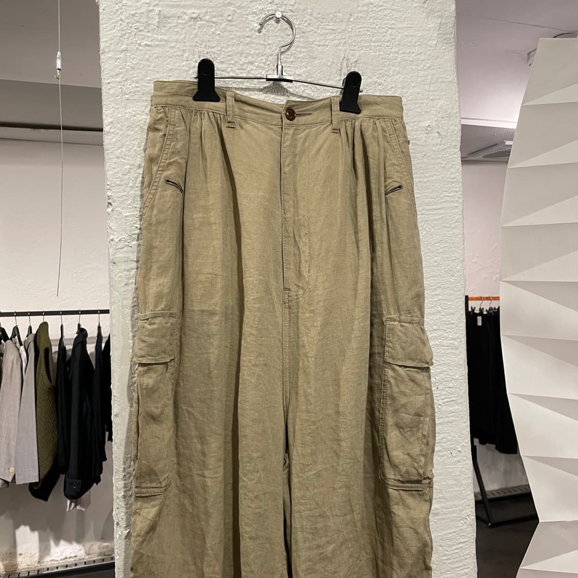준야와타나베 맨 꼼데가르송 리넨 카고팬츠 상품이미지2
