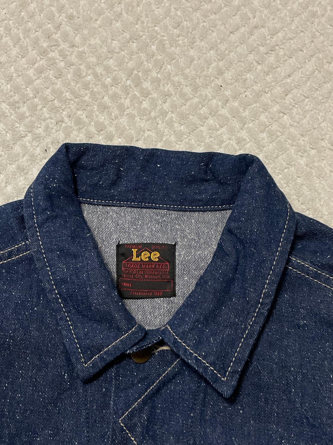 LEE RIDERS 리 라이더스 네프 RAW 데님 트러커 청자켓 상품이미지6