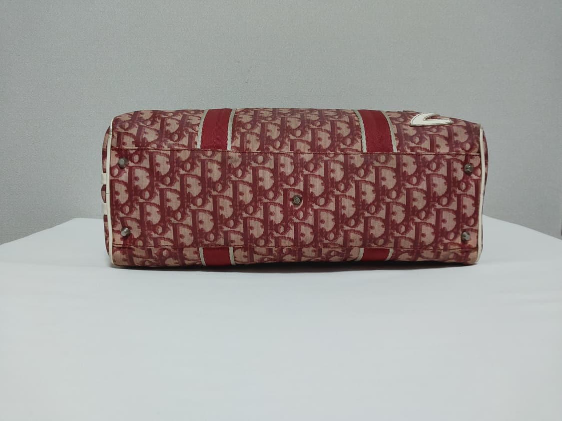 디올 빈티지 오블리크 트로터 보스턴백 레드 (정품) 상품이미지7