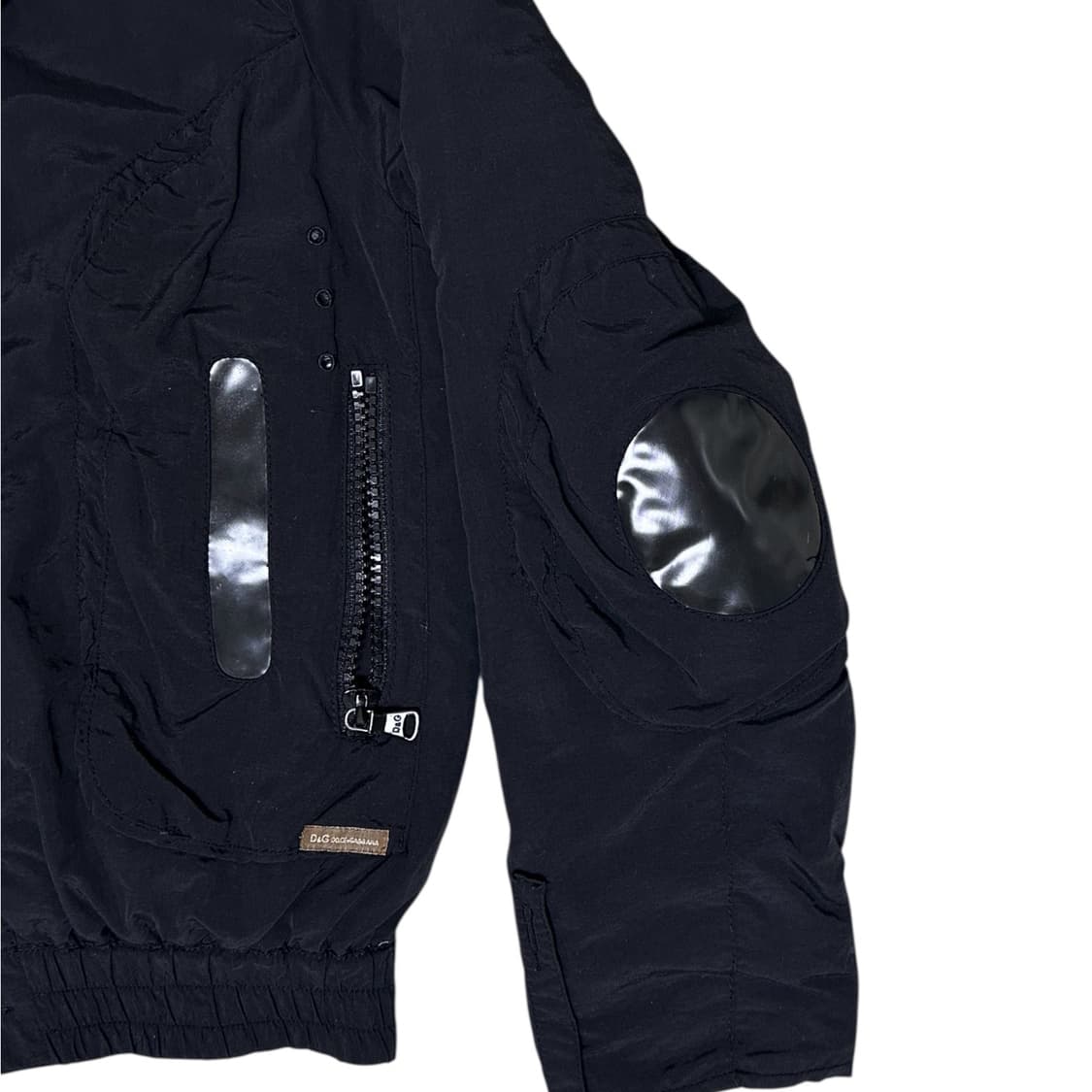 03AW 돌체앤가바나 아카이브 고글 봄버 자켓 블랙 상품이미지4