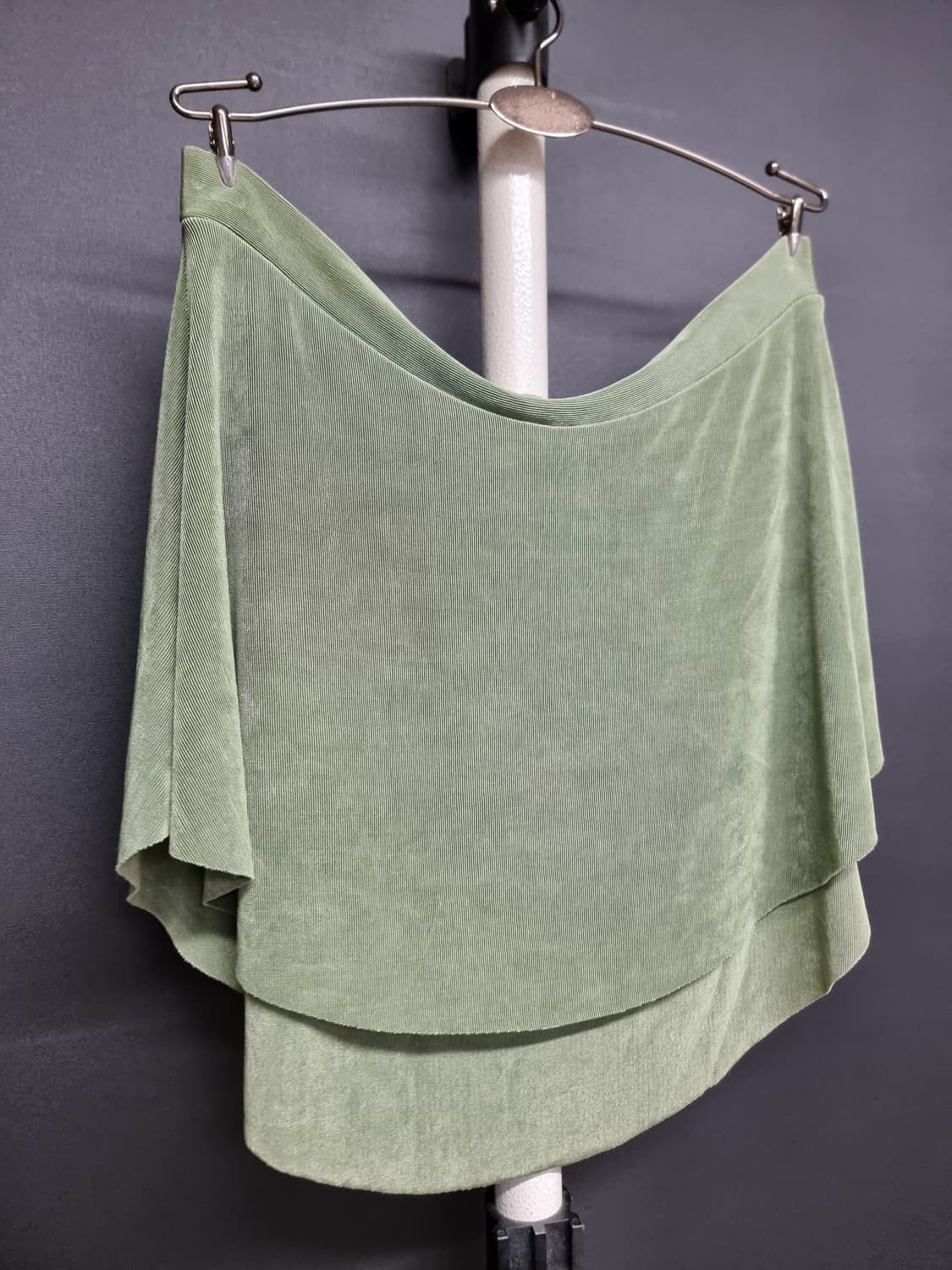 불릿포인트 카키 풀온스커트 M 상품이미지4