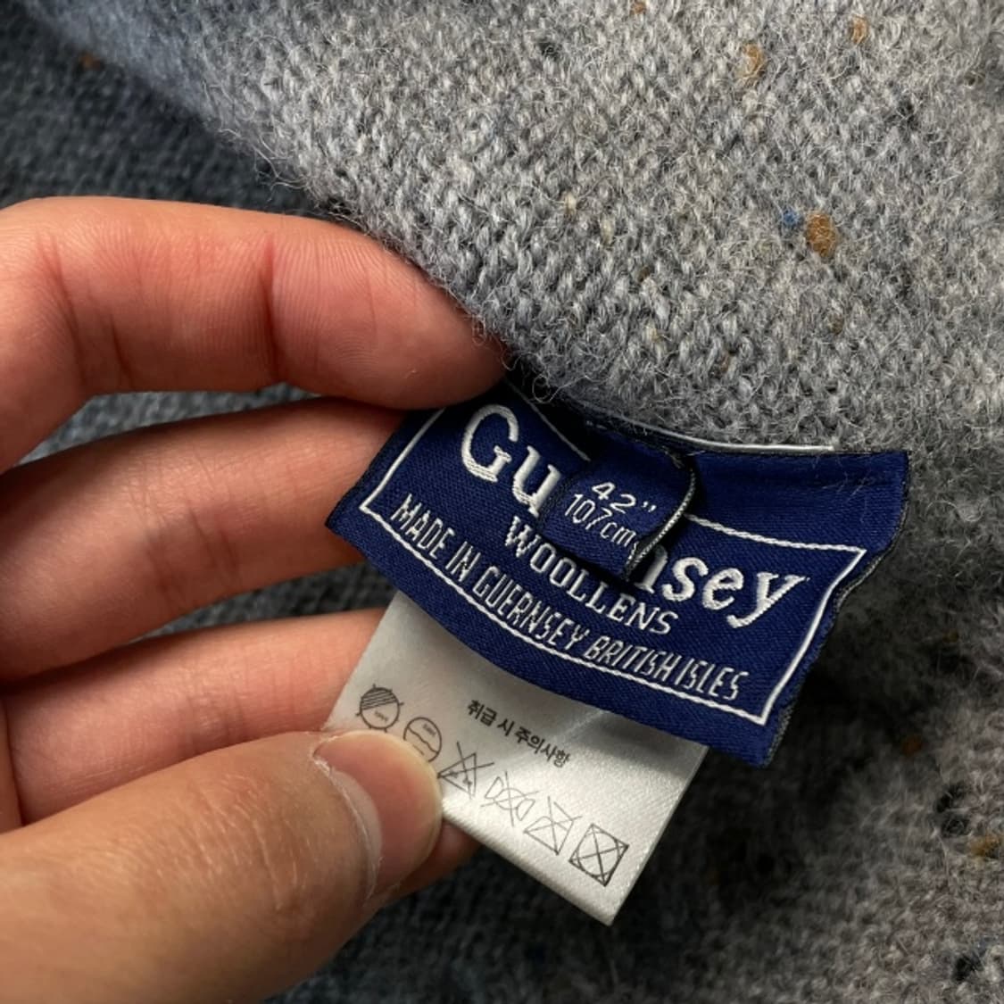 95 건지 울른스 피셔맨 스웨트 니트 상품이미지4