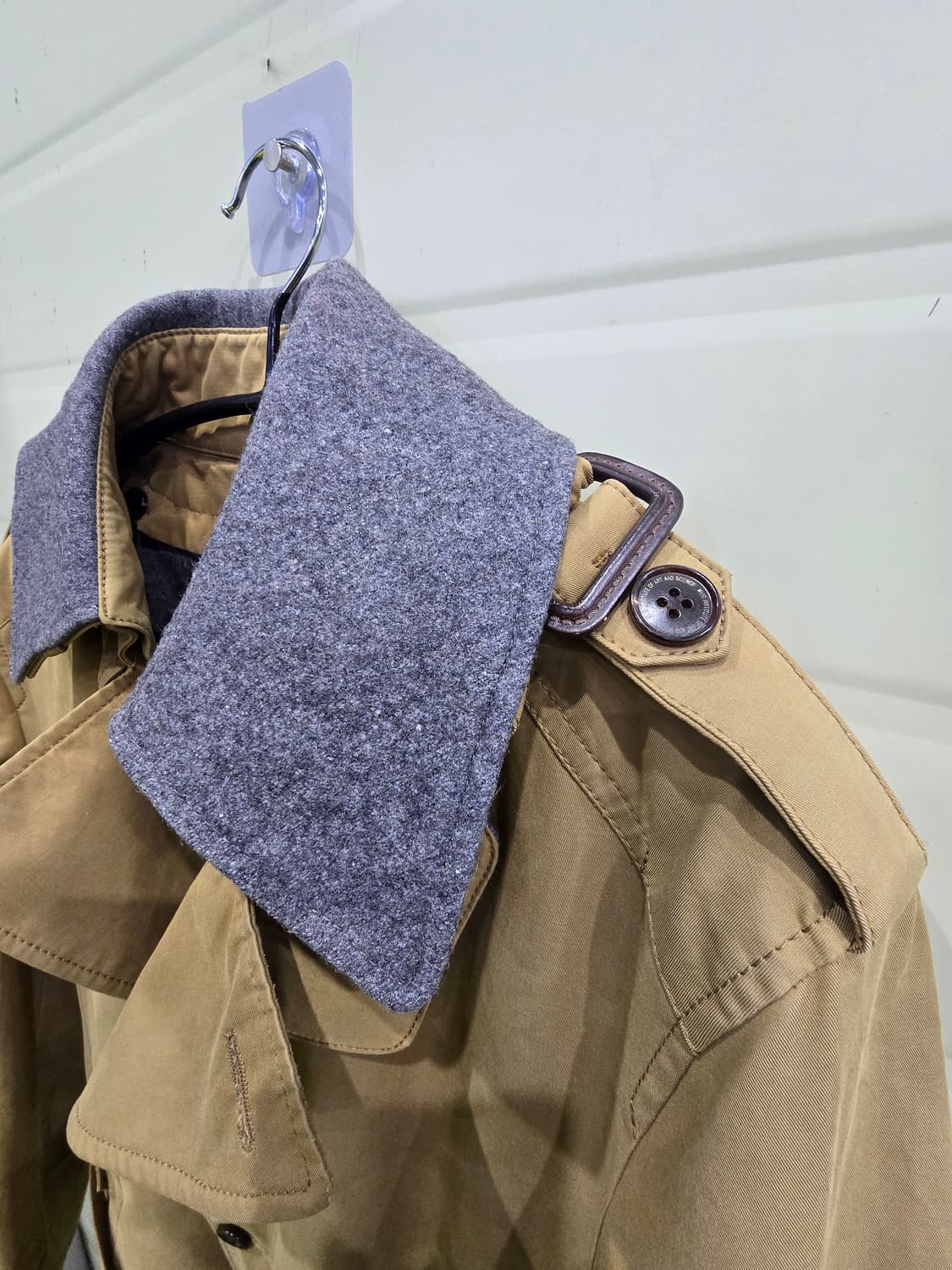 MVIO 남성 베이지 트렌치 코트 105 상품이미지5