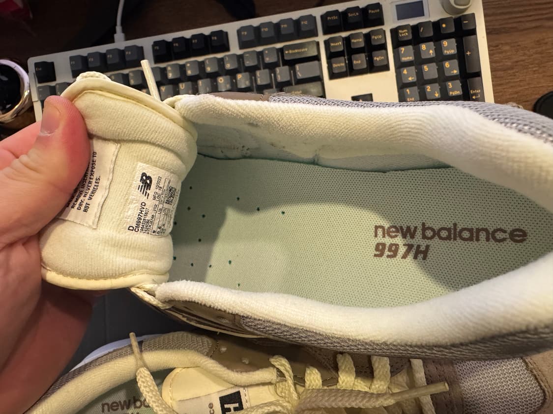 뉴발란스 997h 브라운 270사이즈 새상품 팝니다. 상품이미지4