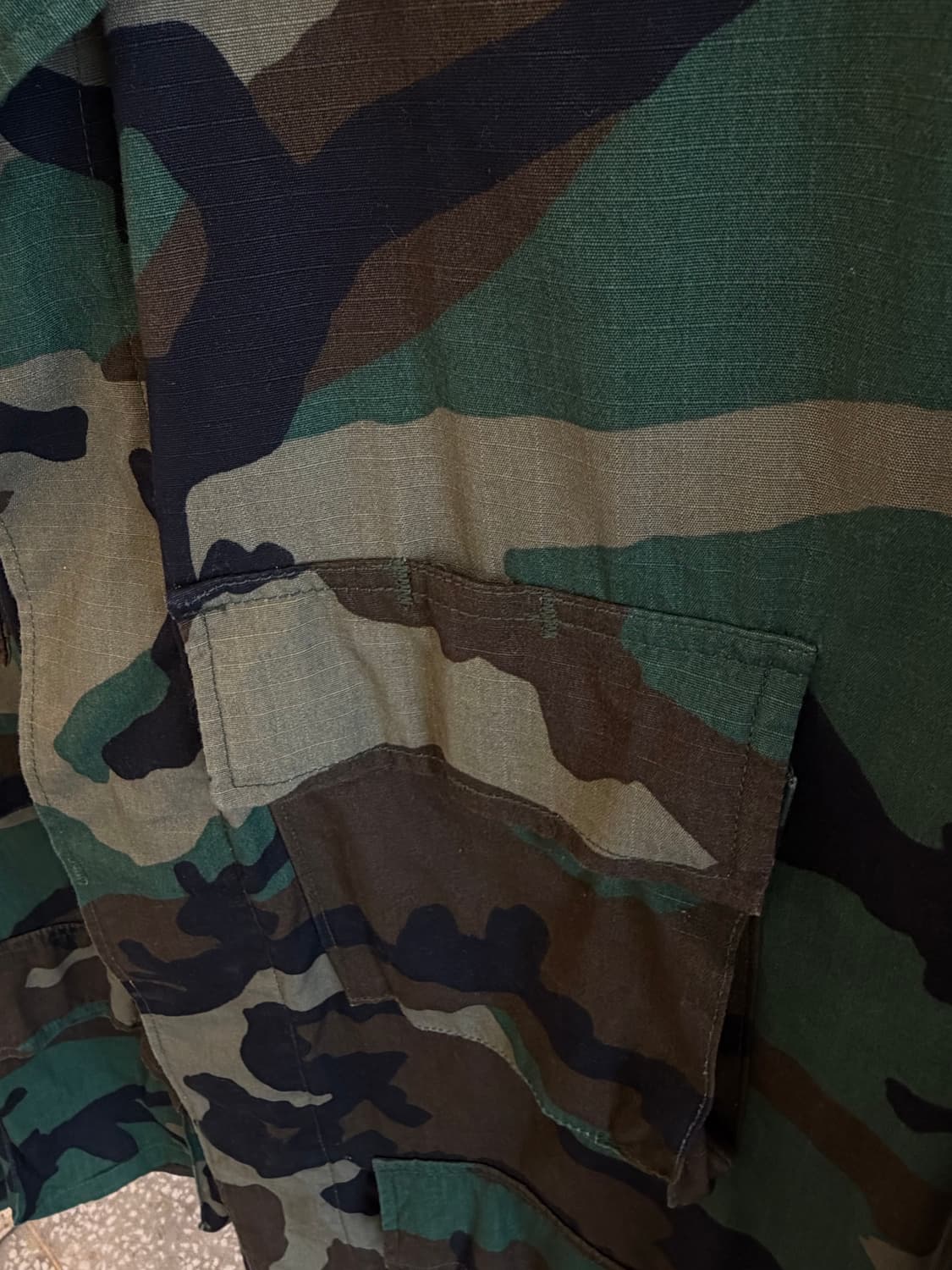 US ARMY 립스탑 우드랜드 퍼티그 자켓 상품이미지3