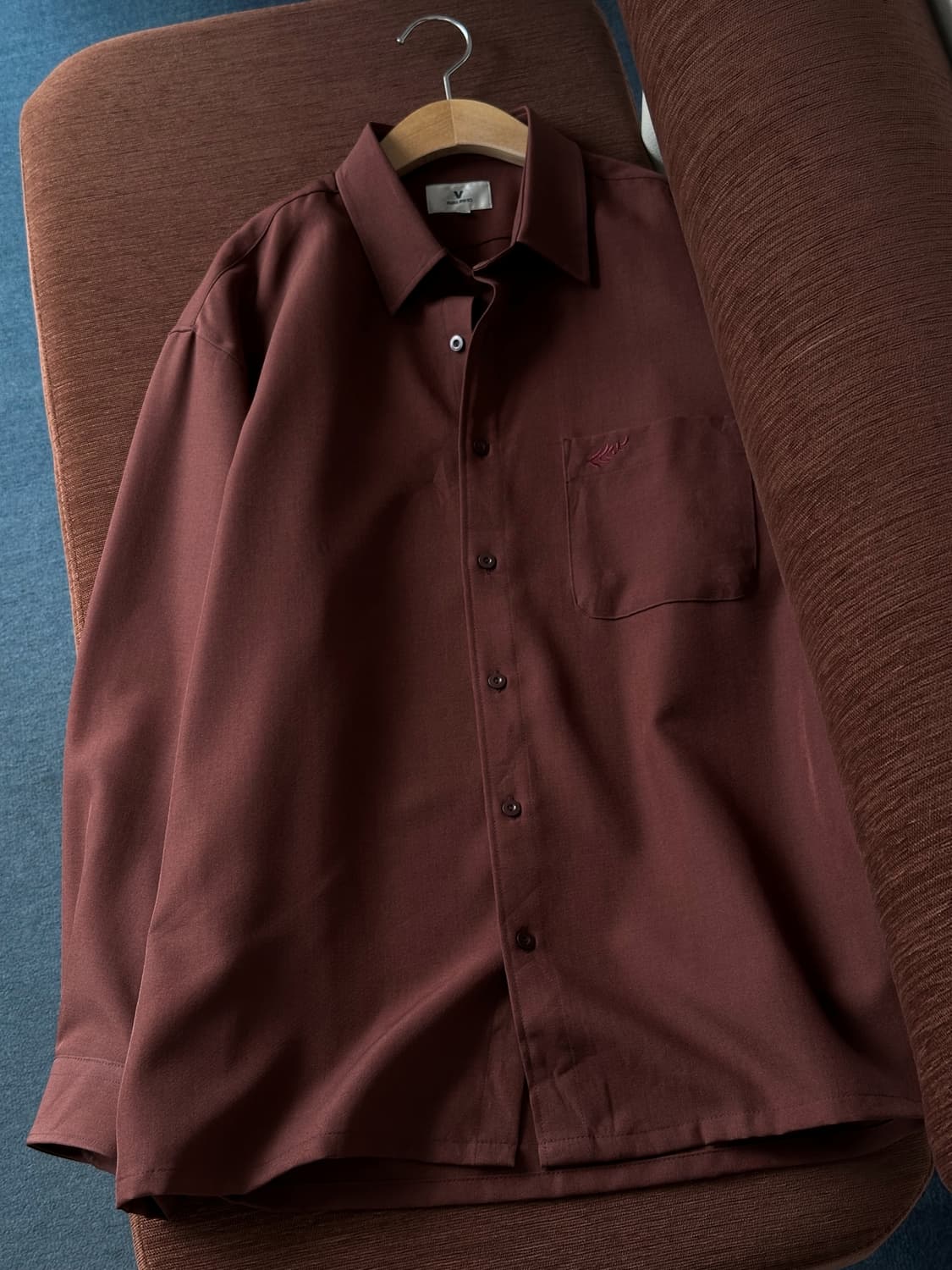 JPN made poly twill fabric stitch shirt 상품이미지6