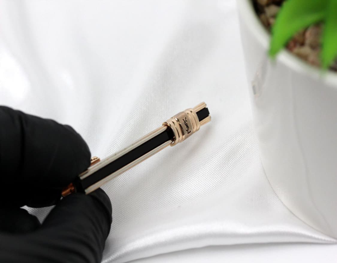 입생로랑 B+등급 5.2cm 남자 명품 넥타이핀 빈티지 상품이미지4