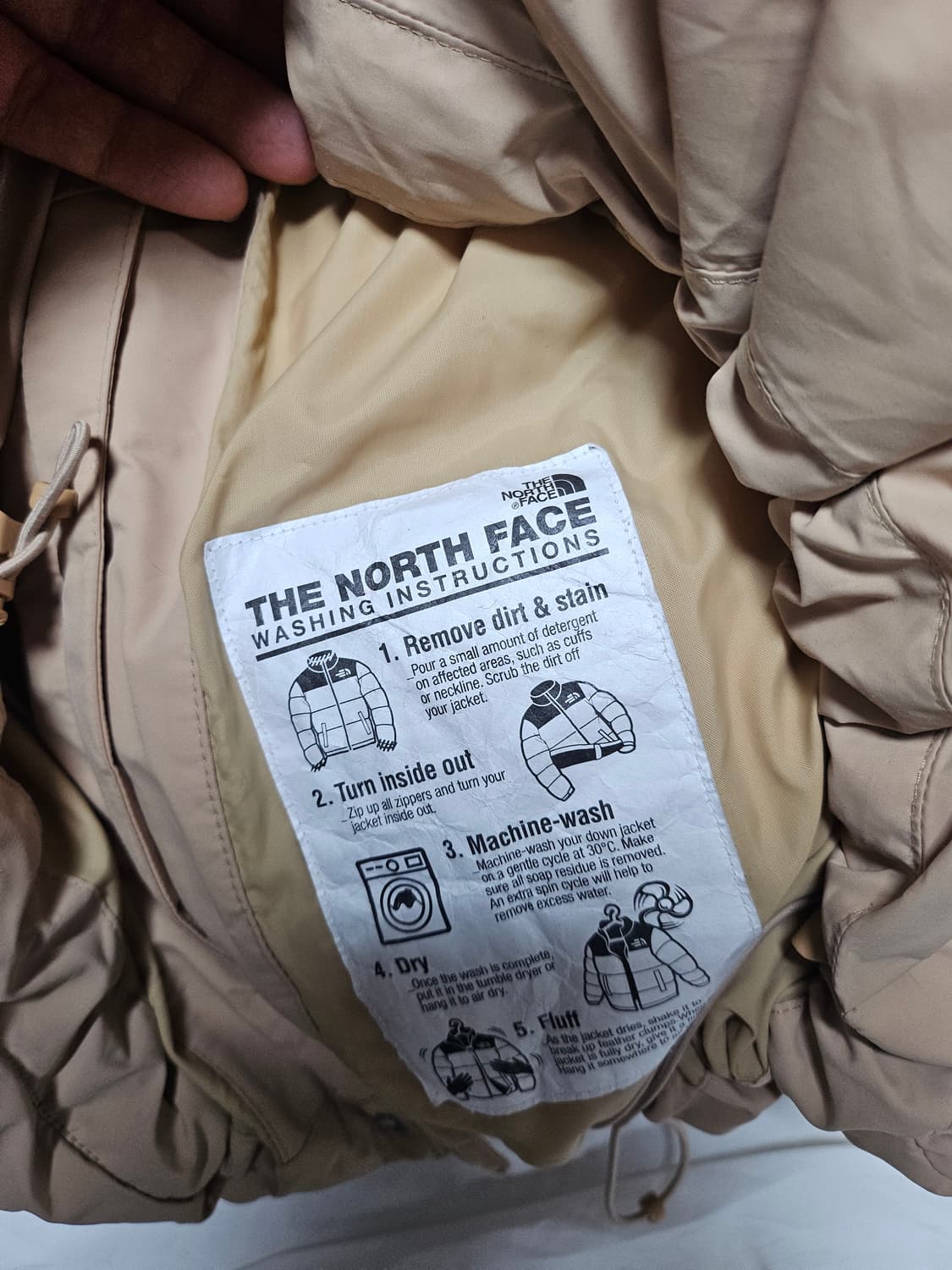 노스페이스 화이트라벨 닐턴 다운 패딩 아이보리 S 상품이미지5