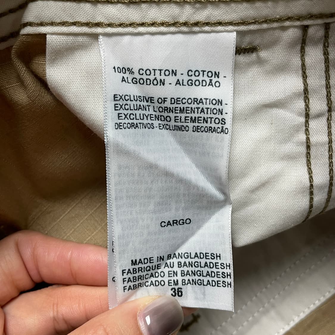 LEVI'S 리바이스 데드스탁 베이지 카고 하프 팬츠 A00774 상품이미지10