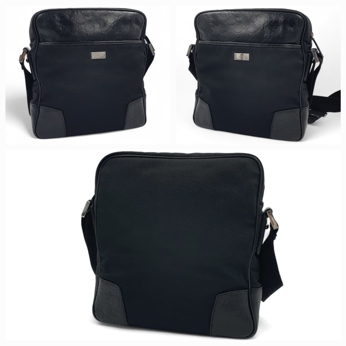 구찌 GG 수프림 블랙 메신저백 크로스백 숄더백 상품이미지2