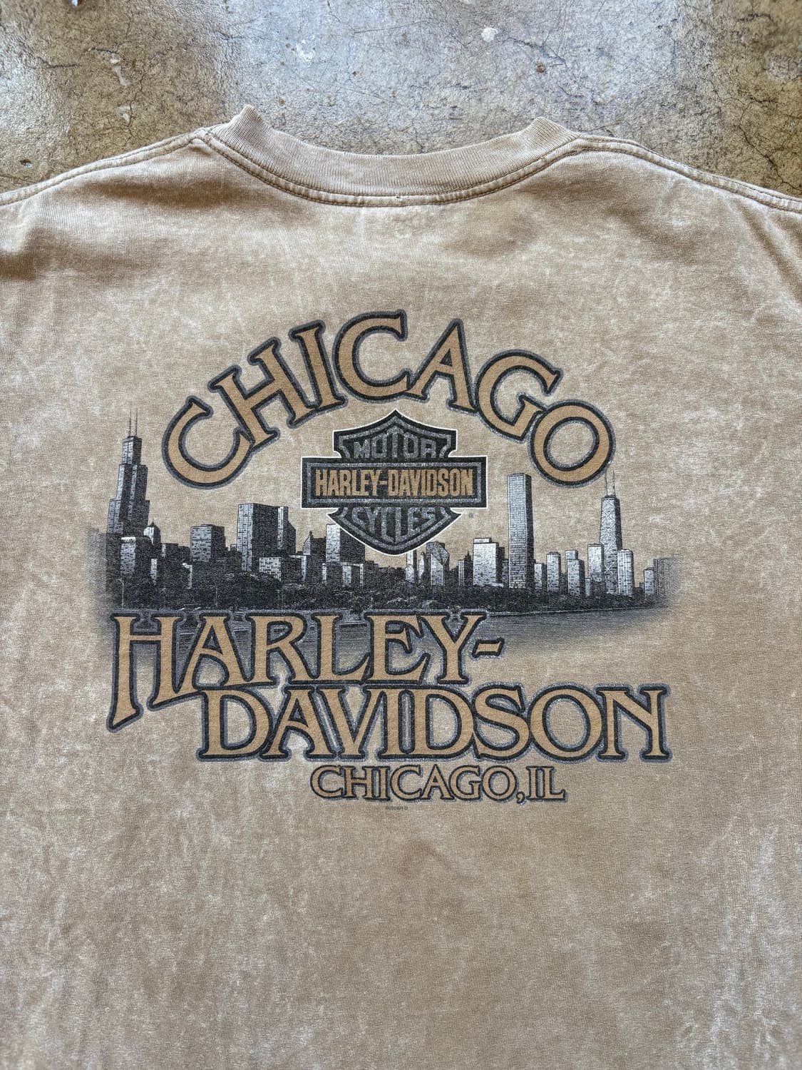 할리 싱글 타이다이 빈티지 티셔츠 상품이미지5