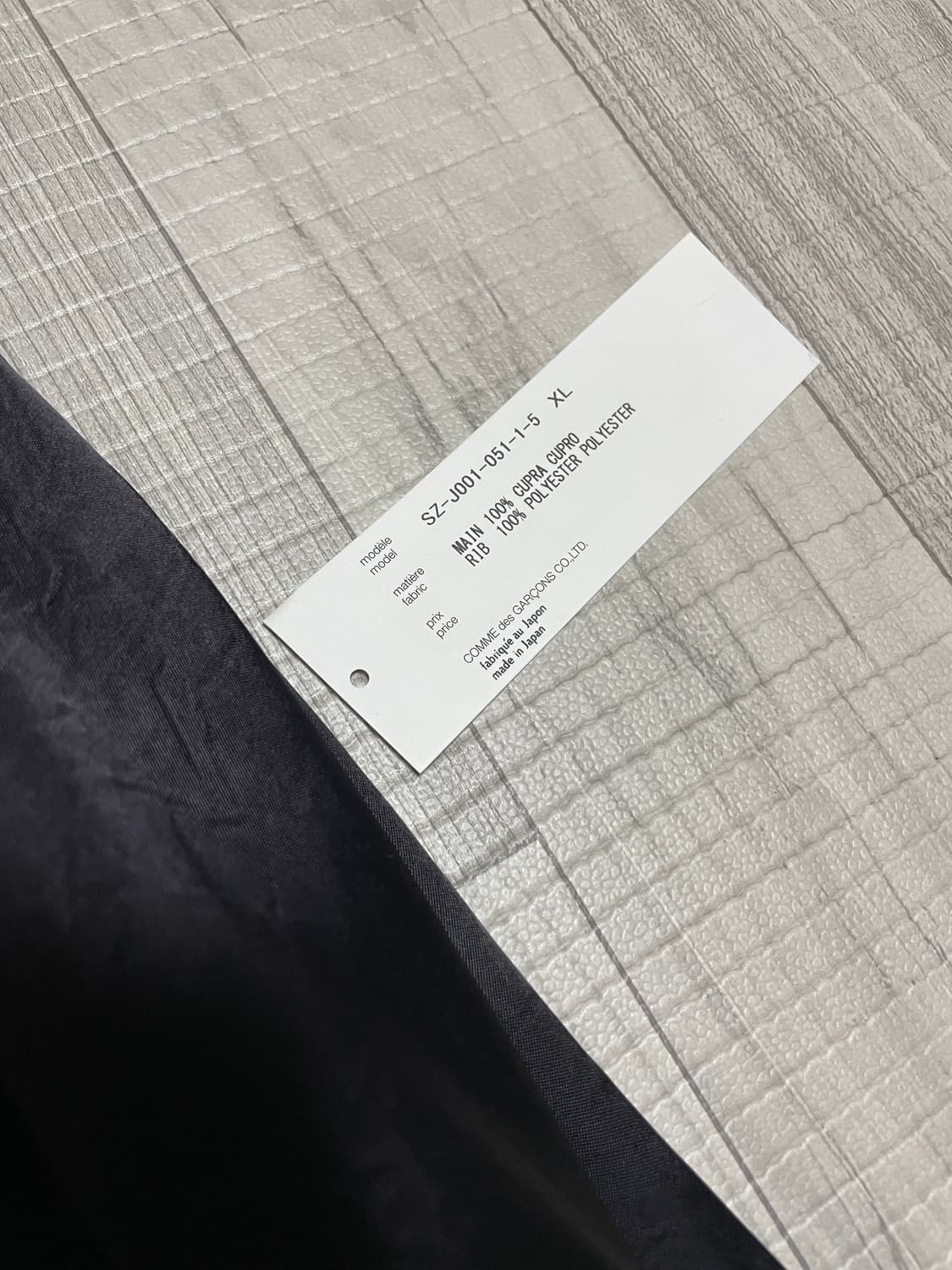 [XL] cdg 꼼데 스태프 블루종 상품이미지6