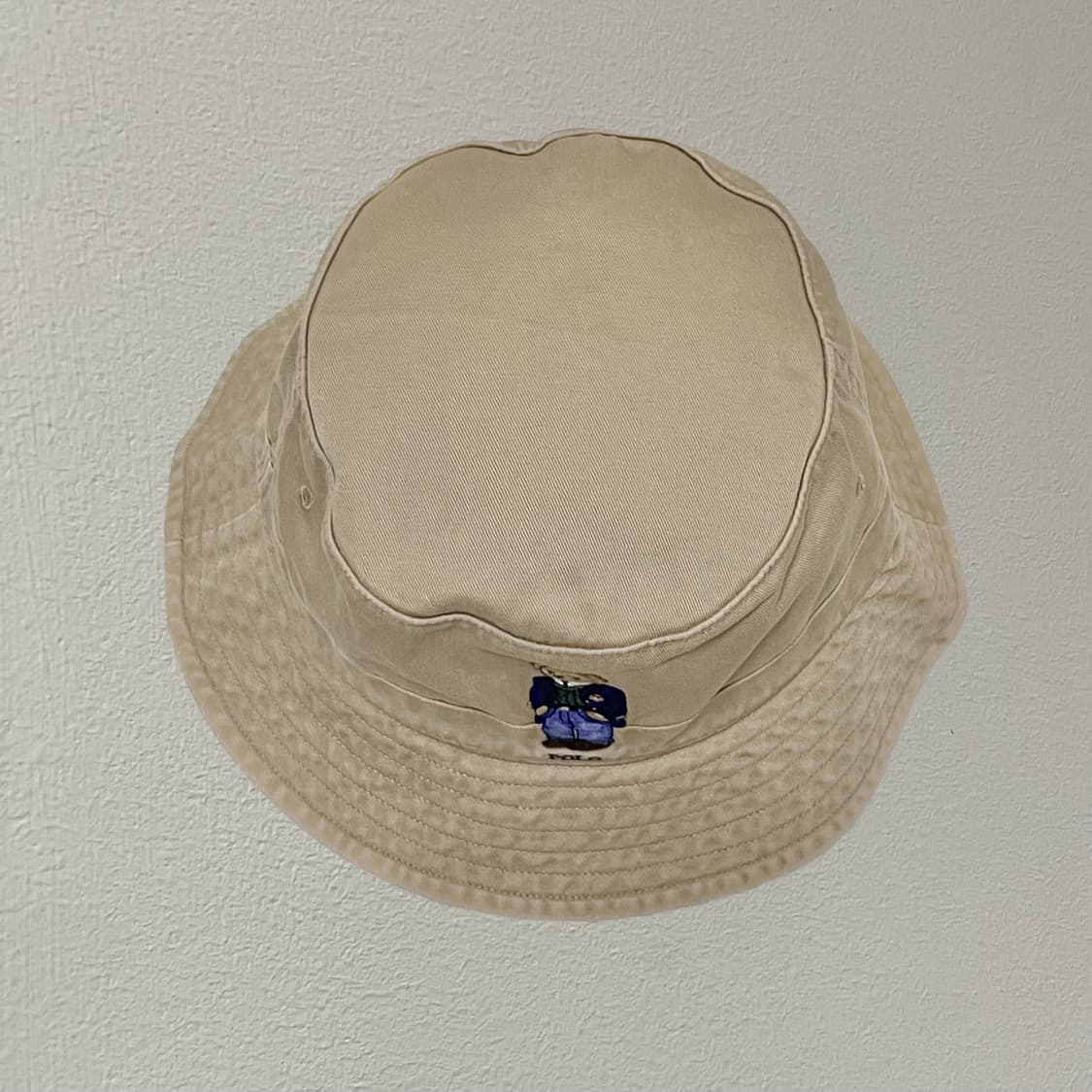 [택포] 폴로 모자 베어 버킷햇 벙거지 베이지 상품이미지2