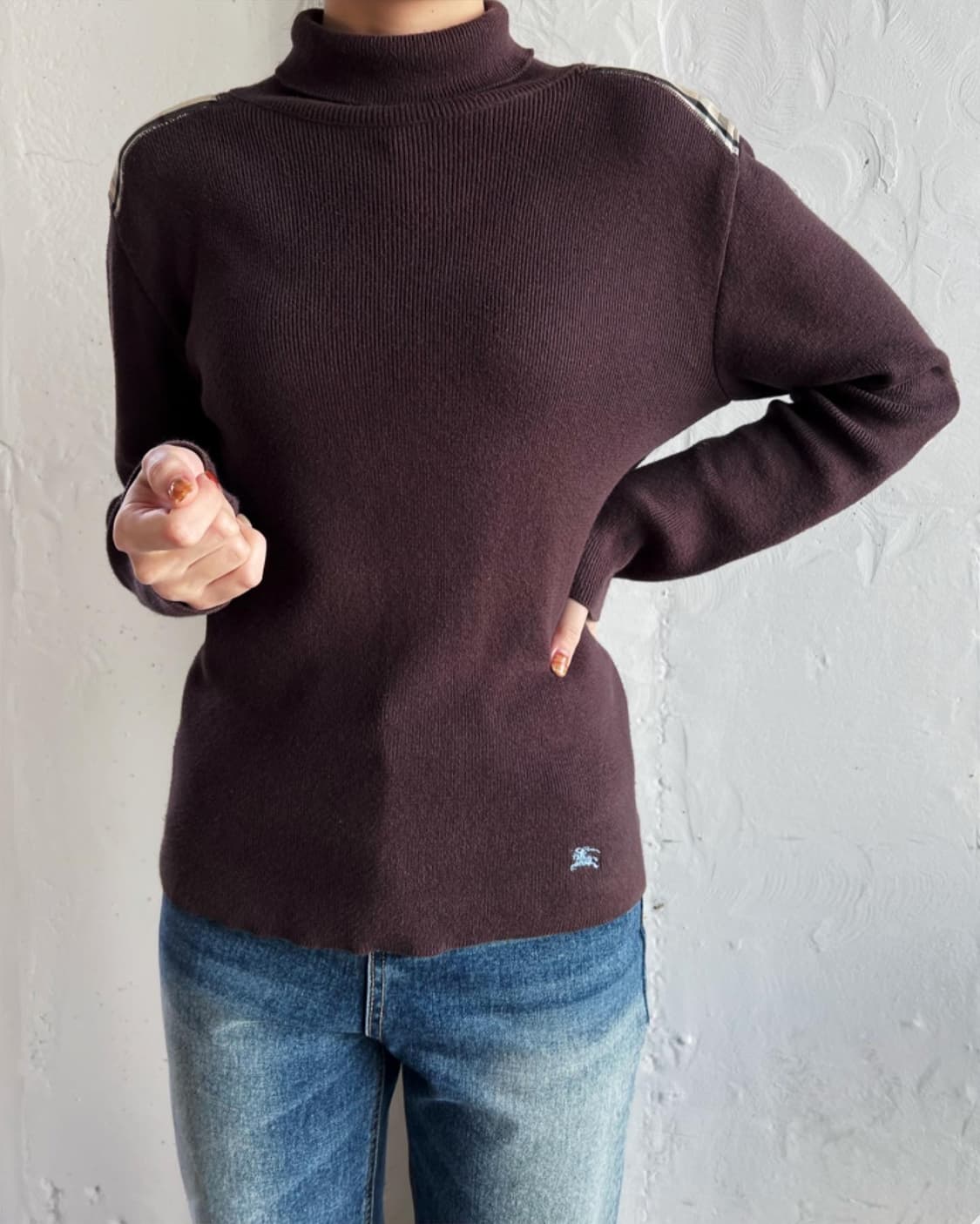 버버리 패치워크 니트 상품이미지7